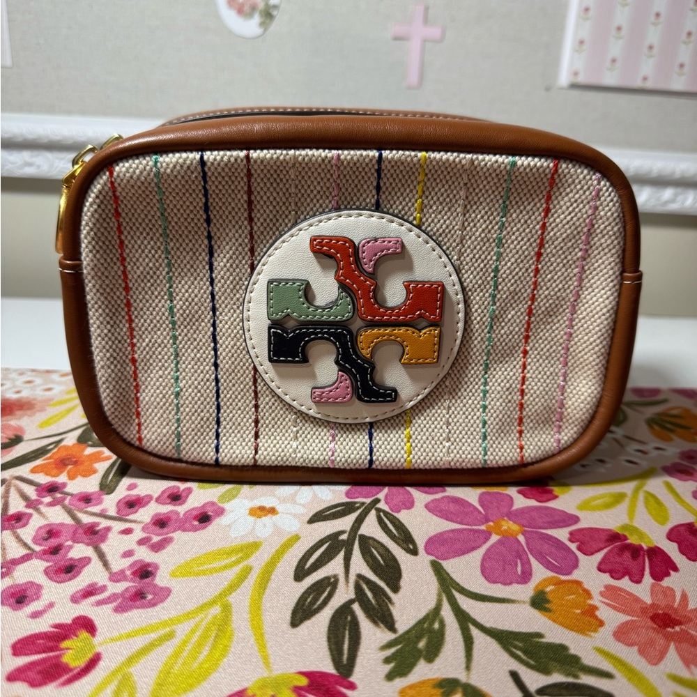 Colorful Striped Crossbody Bag